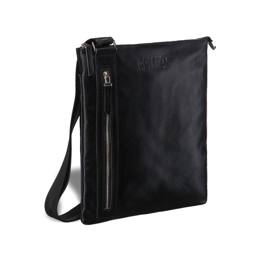 Кожаная сумка через плечо BRIALDI Lignano (Линьяно) black