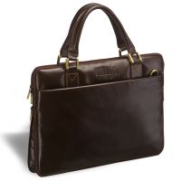 Деловая сумка SLIM-формата BRIALDI Ostin (Остин) brown