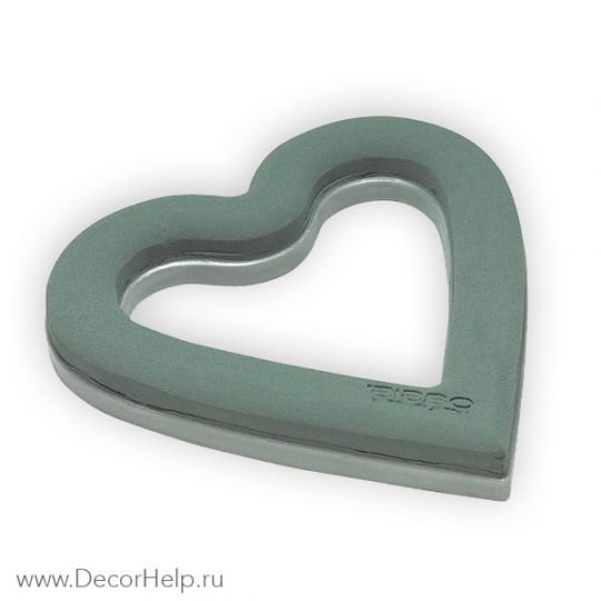 флористическая губка (оазис) сердце