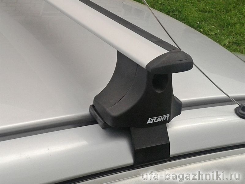 Багажник на крышу Hyundai Accent, Атлант, крыловидные аэродуги