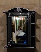 Шкаф навесной для ванной комнаты "Руссильон PROVENCE-80R черное дерево"
