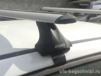Багажник на крышу Hyundai ix35, без рейлингов, Атлант, крыловидные дуги, опора Е