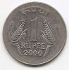 1 рупия (Регулярный выпуск) Индия 2000