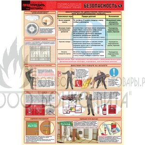 Плакат "Пожарная безопасность"