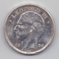20 франков 1934 г.редкий год.Бельгия