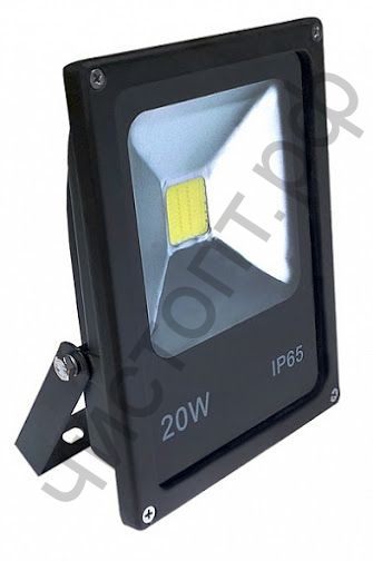 Светодиодный (LED) прожектор FL Smartbuy 20W/6500K/IP65  SBL-FL-20-65K пыле влаго защищенный