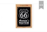 Металлический блокнот "Route 66"