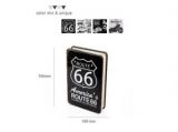 Металлический блокнот "Route 66"