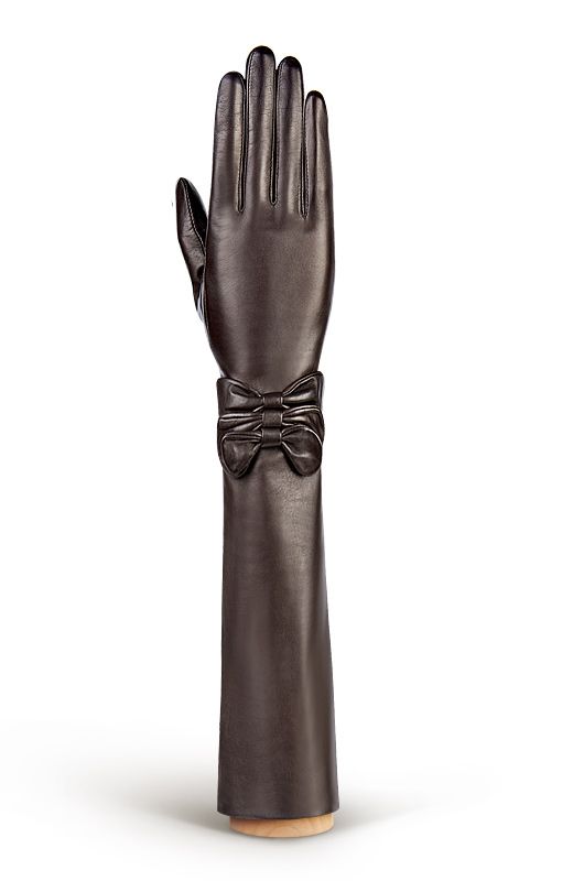 Длинные перчатки с кожаным бантом ELEGANZZA GR01-00005245