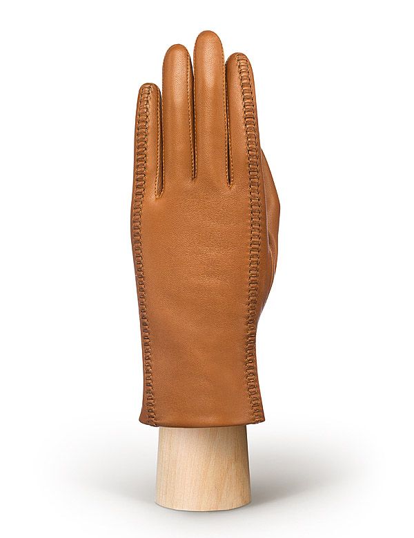 Кожаные перчатки с наружными швами ELEGANZZA GR01-00010656