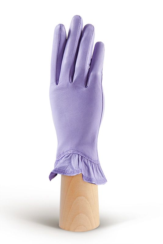 Женские перчатки с кожаной оборкой ELEGANZZA GR00113391