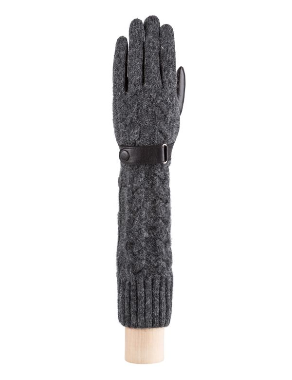 Длинные черные перчатки LABBRA GR01-00004504