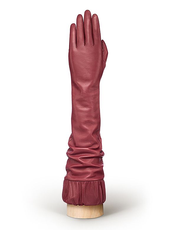 Длинные кожаные перчатки ELEGANZZA GR01-00010678