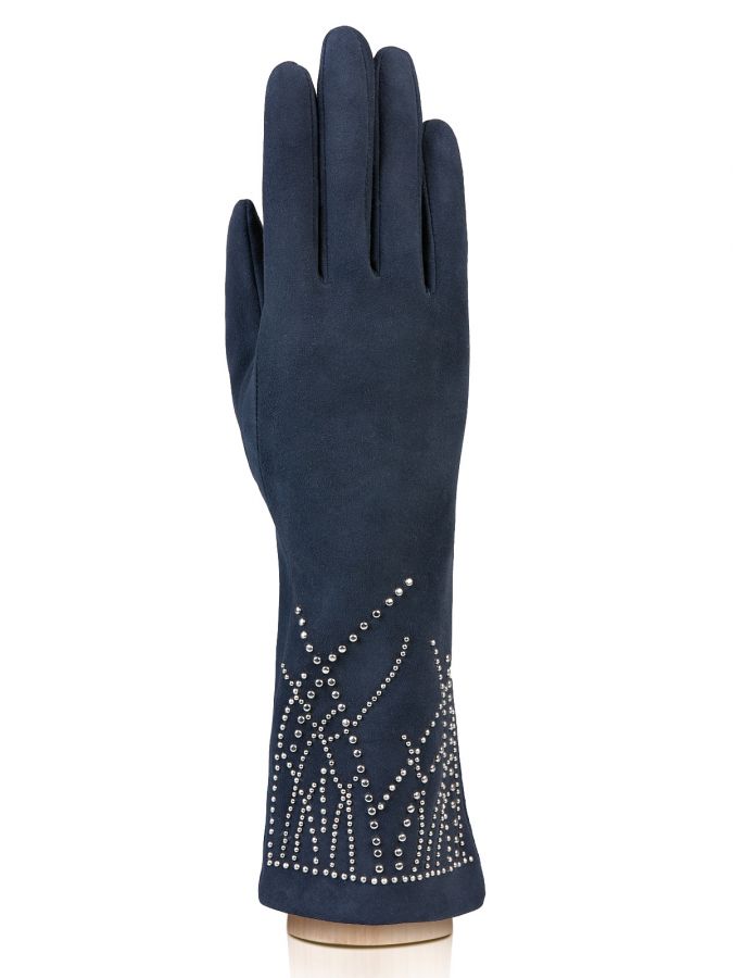 Длинные синие перчатки ELEGANZZA GR01-00015873