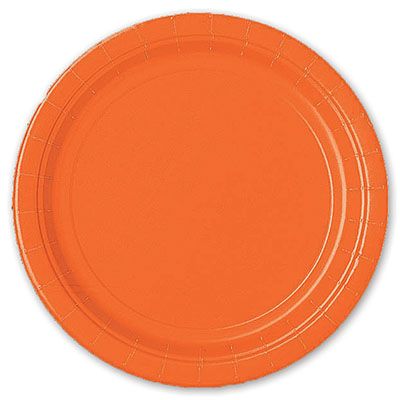 Тарелка Оранжевый Апельсин 8 штук