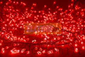Гирлянда "Мишура LED" 3 м 288 диодов, цвет красный