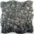 Gravel E-047  Мозаика Pebble (морские камушки), 295*325 мм, (Керамиссимо, Турция)
