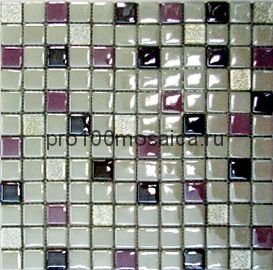 Crystal&Classic SCM-209  Мозаика стекло "25х25", 315*315 мм, (Керамиссимо)