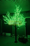 Светодиодное дерево "Сакура", высота 1,5м, диаметр кроны 1,8м, зеленые светодиоды, IP 54, понижающий трансформатор в комплекте, NEON-NIGHT