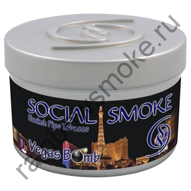 Social Smoke 250 гр - Vegas Bomb (Вегас Бомб)