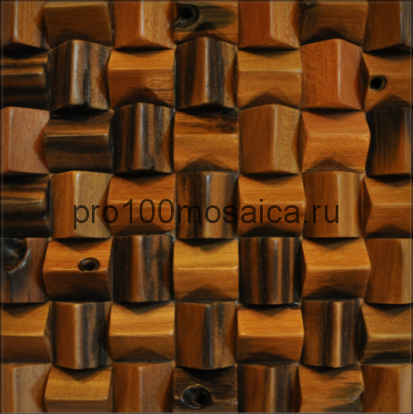 MCM062 Бесшовная деревянная мозаика серия WOOD, 300*300*15 мм