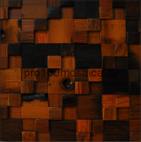 MCM076 Бесшовная деревянная мозаика серия WOOD, 300*300*15 мм