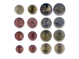 Набор разменных евро-монет Эстонии 2011