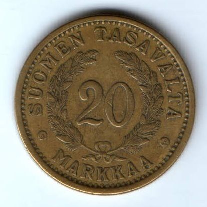 20 марок 1934 г. Финляндия