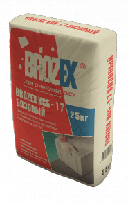 Клей для ячеистых блоков Brozex КСБ-17 Базовый 25 кг 1уп= 48 шт.