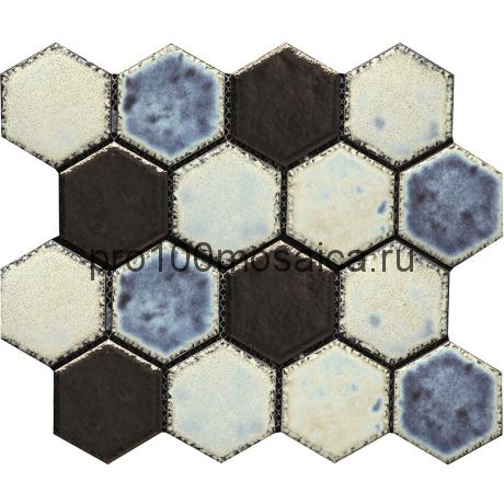Hexa-24(4). Мозаика СОТЫ 66x77x10, серия Hexa,  размер, мм: 275*240 (GAUDI)