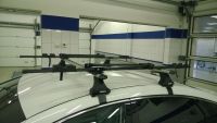 Багажник на крышу Hyundai i40, Атлант, аэродинамические дуги