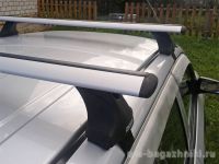 Багажник на крышу Toyota Hilux, Атлант, крыловидные дуги
