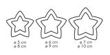 Двухсторонние формочки звёзды DELICIA, 6 размеров 630864