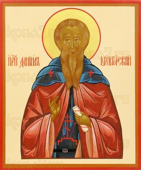 Икона Даниил Шужгорский (рукописная)