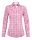 английская Женская рубашка в розово-красную клетку хлопок T.M.Lewin приталенная Fitted купить Москва