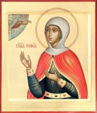 Икона София Римская (рукописная)