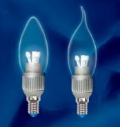 Светодиодная декоративная лампа Uniel LED-C37P-3W/WW/E14/CL ALS01SL