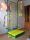 Домашний спортивный комплекс для детей ДСК Пионер С1Л зеленый с желтым цвет и складной мат к нему