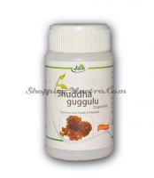 Шуддха Гуггул при нарушениях липидного обмена Джайн Аюрведик /Jain Ayurvedic Suddha Guggulu Capsules