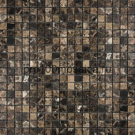 M022-15P (M022-FP) Emperador Dark Мозаика камень 15х15 ADRIATICA 305х305х10 мм (NATURAL)