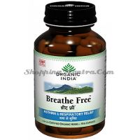 Препарат для лечения респираторных заболеваний Breathe Free Органик Индия / Organic India Breathe Free
