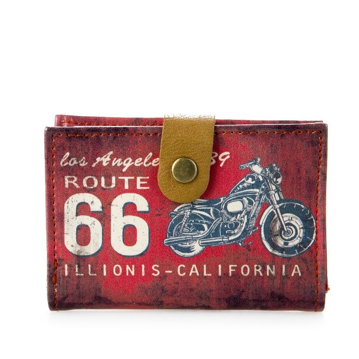 Визитница «Historic Route 66» - Red