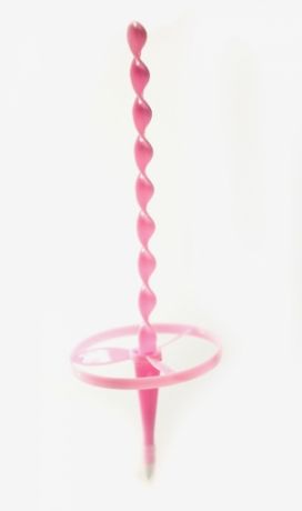 Ручка летающая розовая