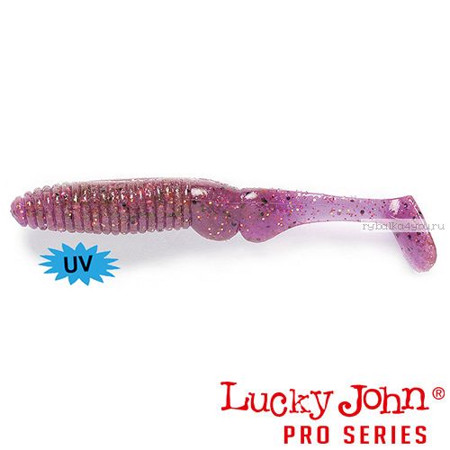 Виброхвост Lucky John Pro Series MISTER GREEDY 3" / 76 мм / цвет S13 / 7 шт