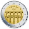 Римский акведук в Сеговии 2 евро Испания  2016