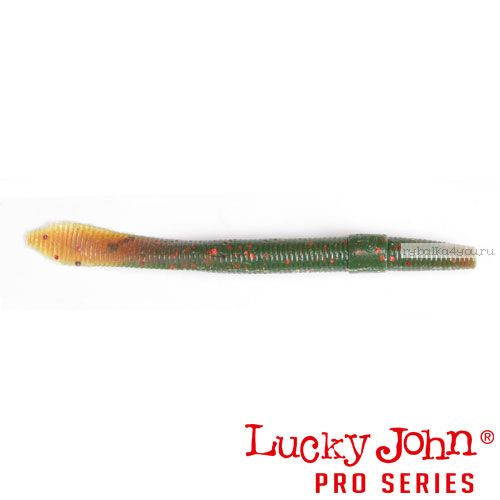 Виброхвост Lucky John Pro Series WACKY WORM FAT 5,7" / 145 мм / цвет 085 / 6 шт