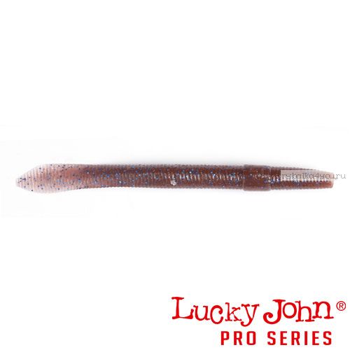 Виброхвост Lucky John Pro Series WACKY WORM FAT 5,7" / 145 мм / цвет S19 / 6 шт