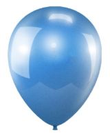 Светло синий гелиевый шар