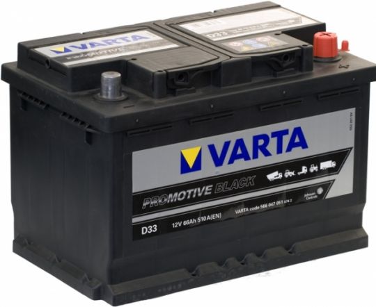 Автомобильный аккумулятор АКБ VARTA (ВАРТА) Promotive Black 566 047 051 D33 66Ач ОП