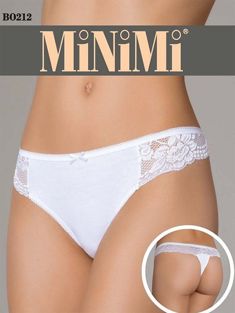 Белые женские трусы XL от Minimi Basic